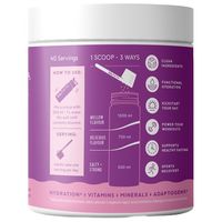 SaltWTR Mixed Berry Electrolytes, Clean Energy Hydration - Tub